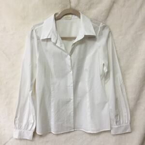 Kate Spade White Button-Up Long Sleeve Shirt